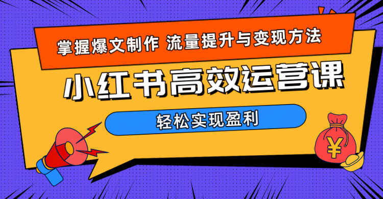 价值980小红书运营操作指南51轻创基地-网创项目资源站-副业创业项目-电脑手机搞钱项目-网赚项目51轻创基地