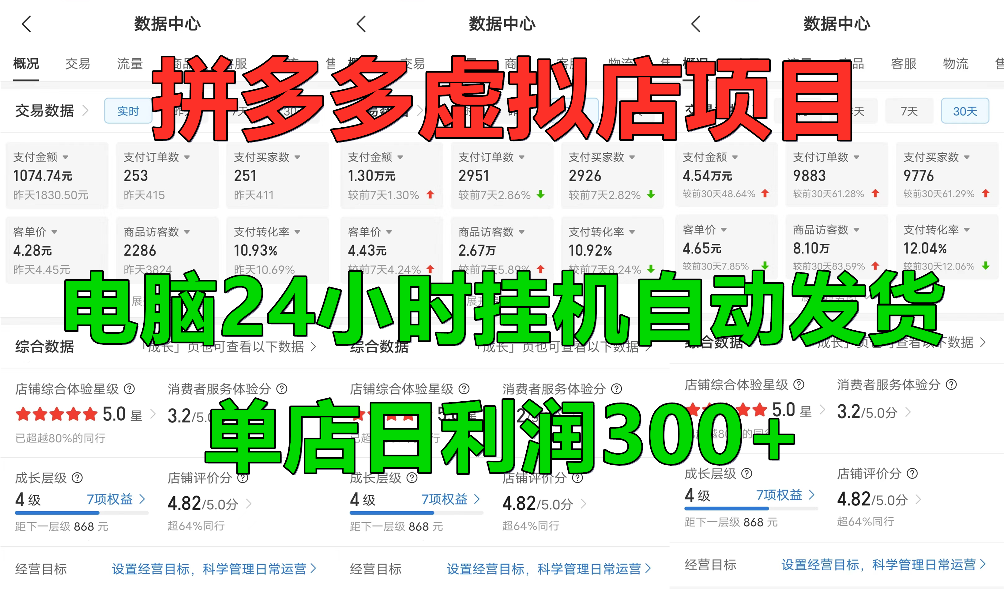 图片[1]51轻创基地-网创项目资源站-副业创业项目-电脑手机搞钱项目-网赚项目拼多多虚拟店项目，电脑挂机自动发货，单店日利润300+，可放大操作51轻创基地-网创项目资源站-副业创业项目-电脑手机搞钱项目-网赚项目51轻创基地