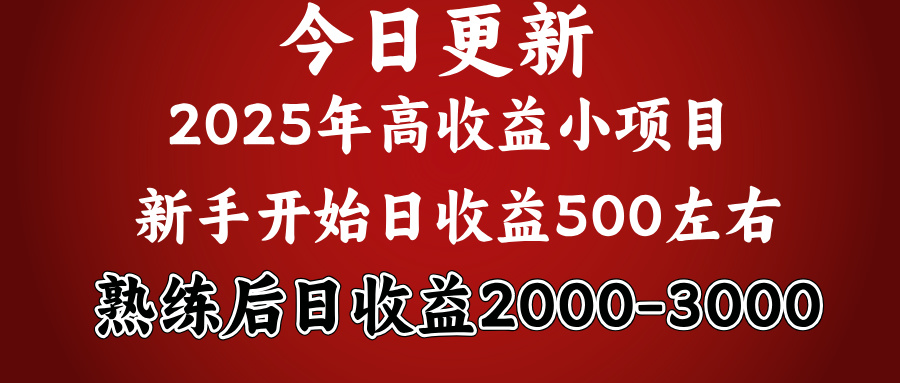 2025开年好项目，新手日收益500+ 熟练掌握后，日收益平均2000多51轻创基地-网创项目资源站-副业创业项目-电脑手机搞钱项目-网赚项目51轻创基地