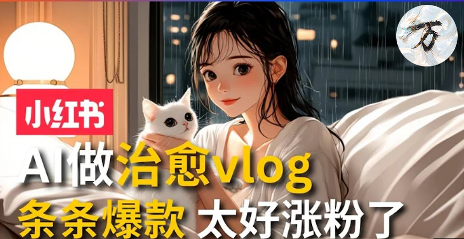图片[1]51轻创基地-网创项目资源站-副业创业项目-电脑手机搞钱项目-网赚项目AI治愈系vlog动画视频，小红书7天 涨粉破千，商单报价1500+，0成本制作，日入2000+，有手就会 51轻创基地-网创项目资源站-副业创业项目-电脑手机搞钱项目-网赚项目51轻创基地